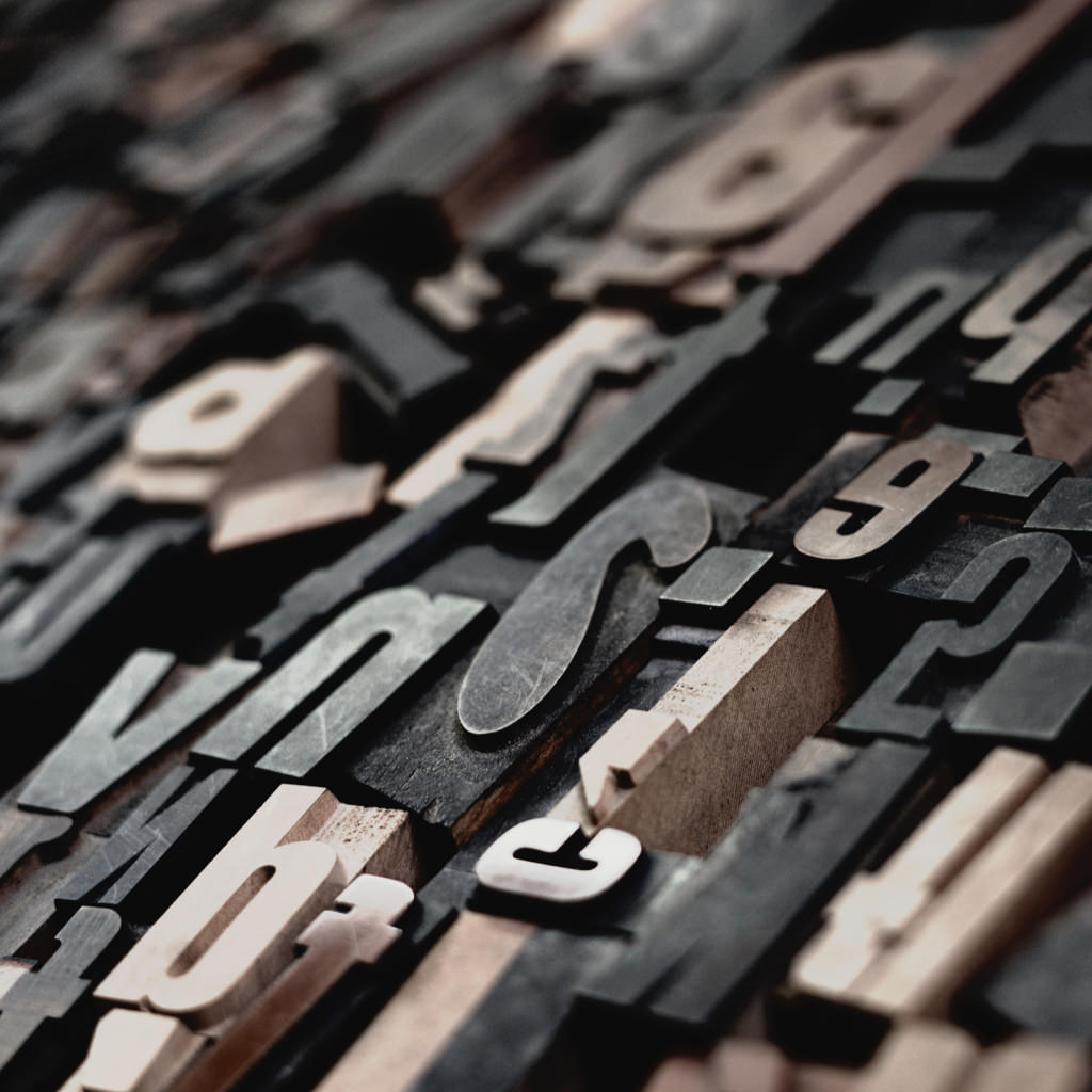 Closed-up of wood types.